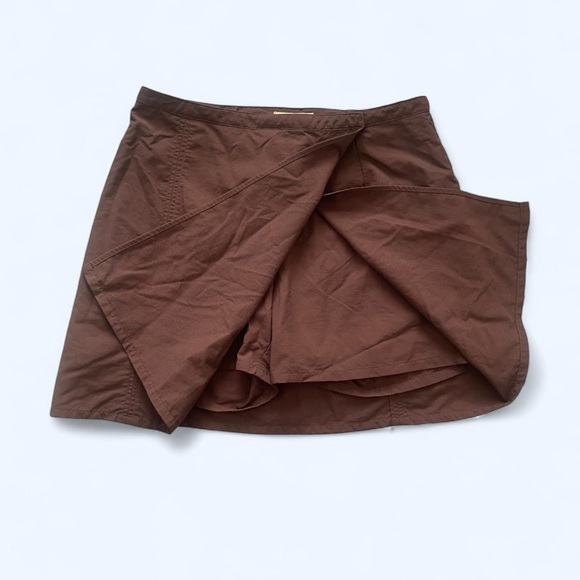 Royal Robbins brown skirt with elastic waistband and side zipper size 6 - Picture 2 of 7